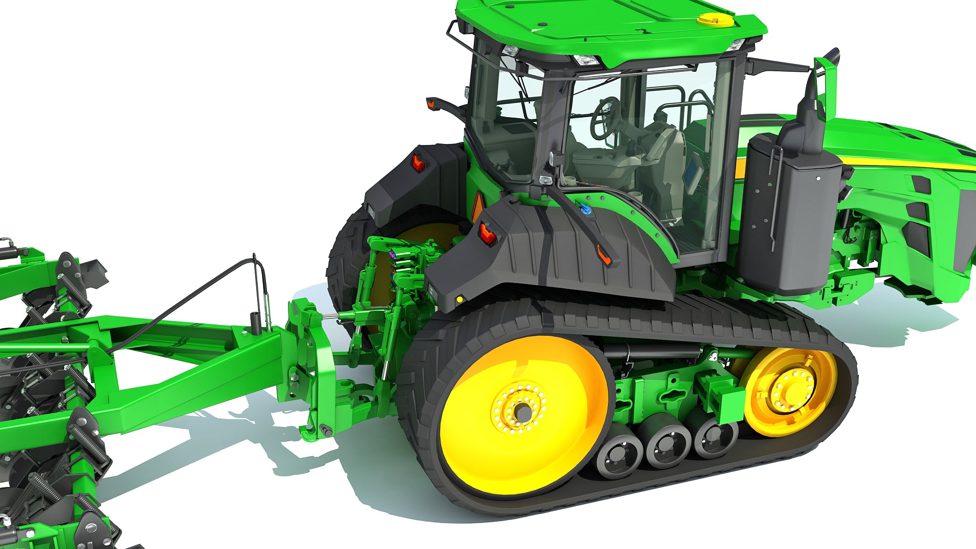 Tractor with Seed Drill