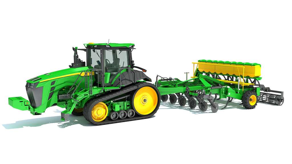 Tractor with Seed Drill
