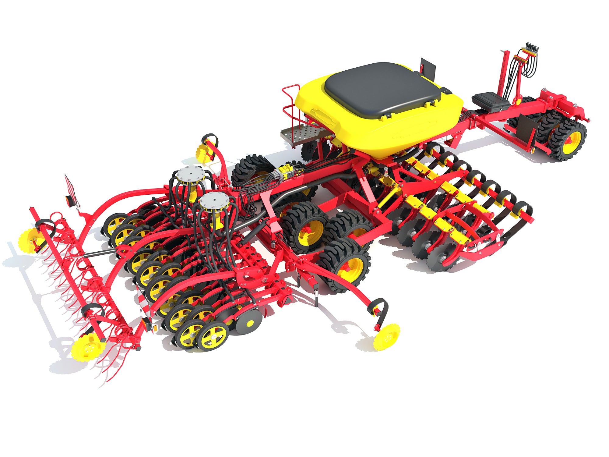 seed planter machine 3D Models