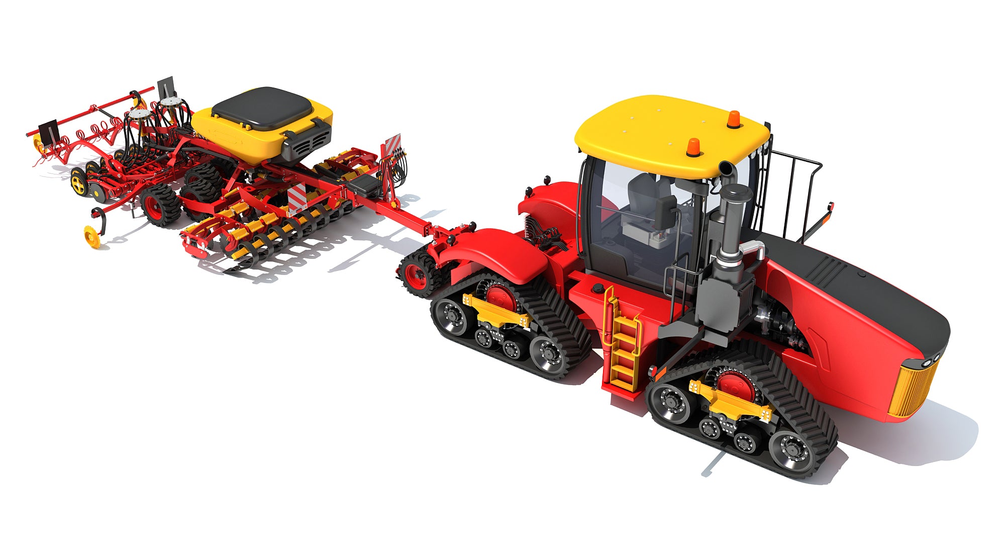 Versatile Tractor with Seed Drill