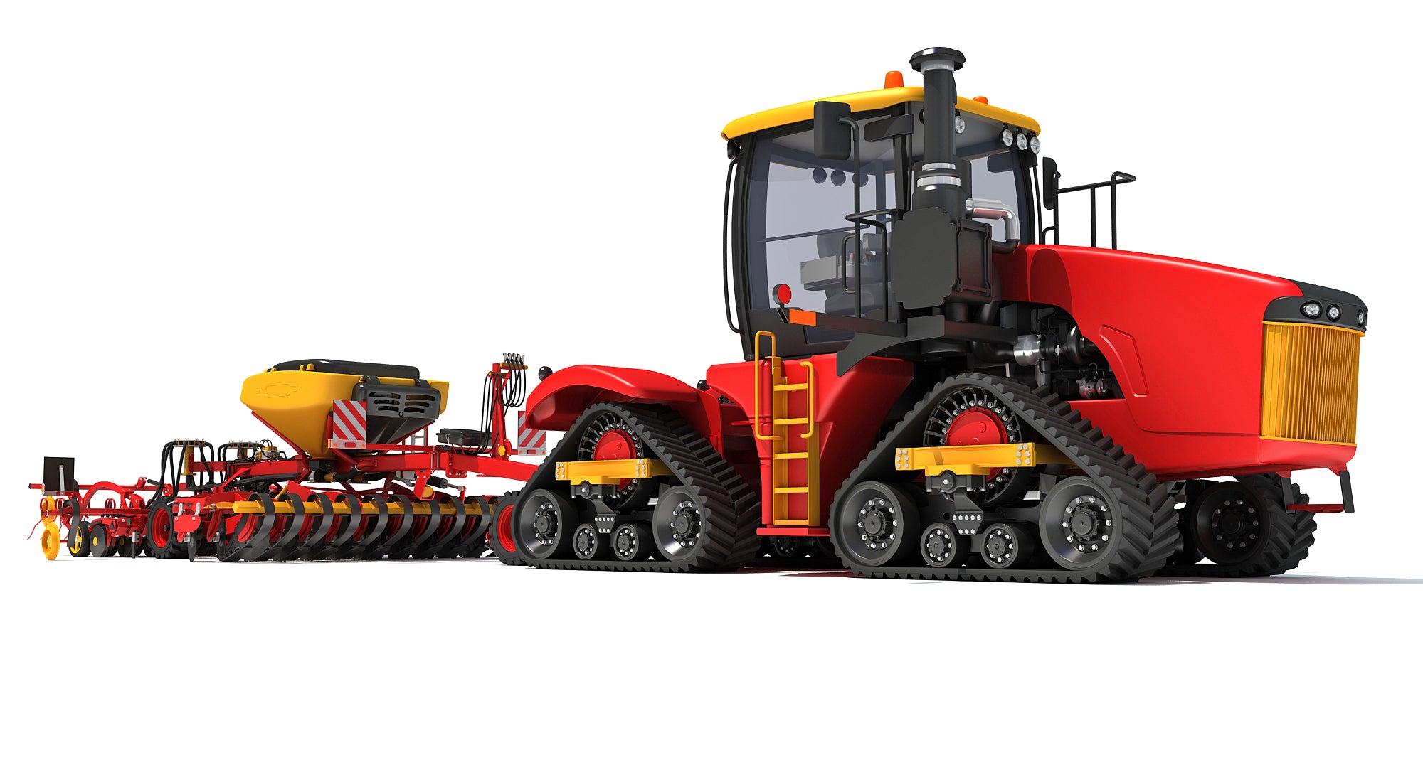 Versatile Tractor with Seed Drill