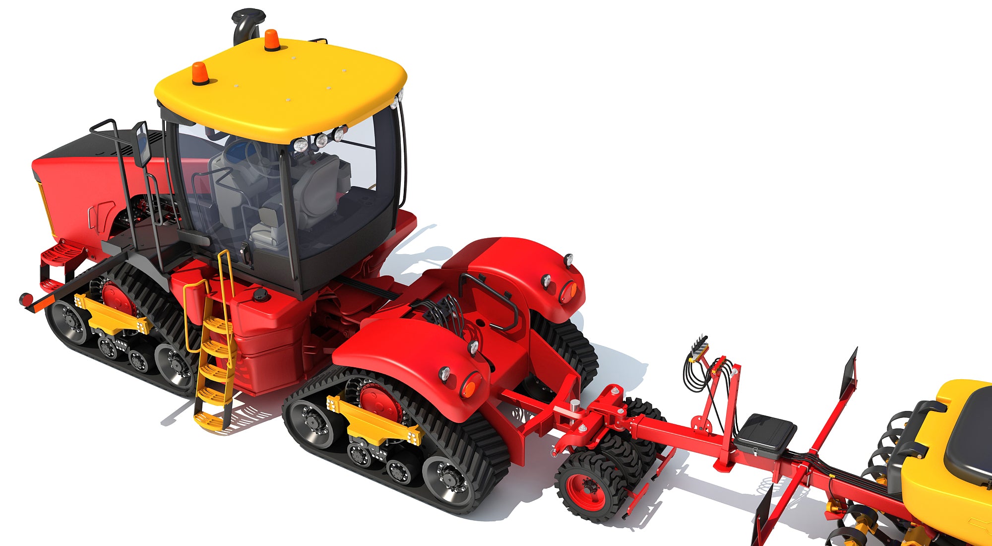 Versatile Tractor with Seed Drill