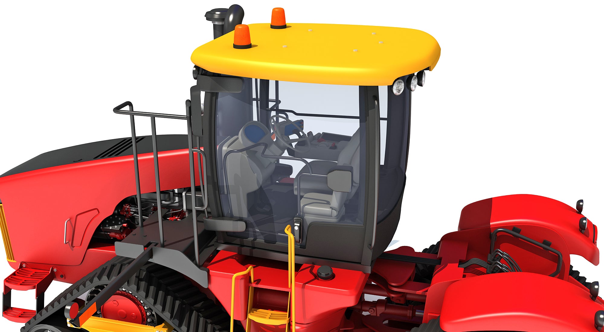 Versatile Tractor with Seed Drill
