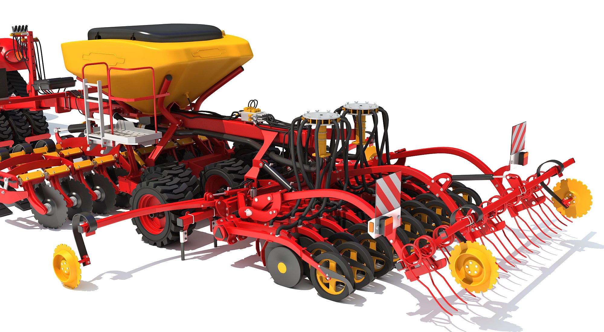 Versatile Tractor with Seed Drill