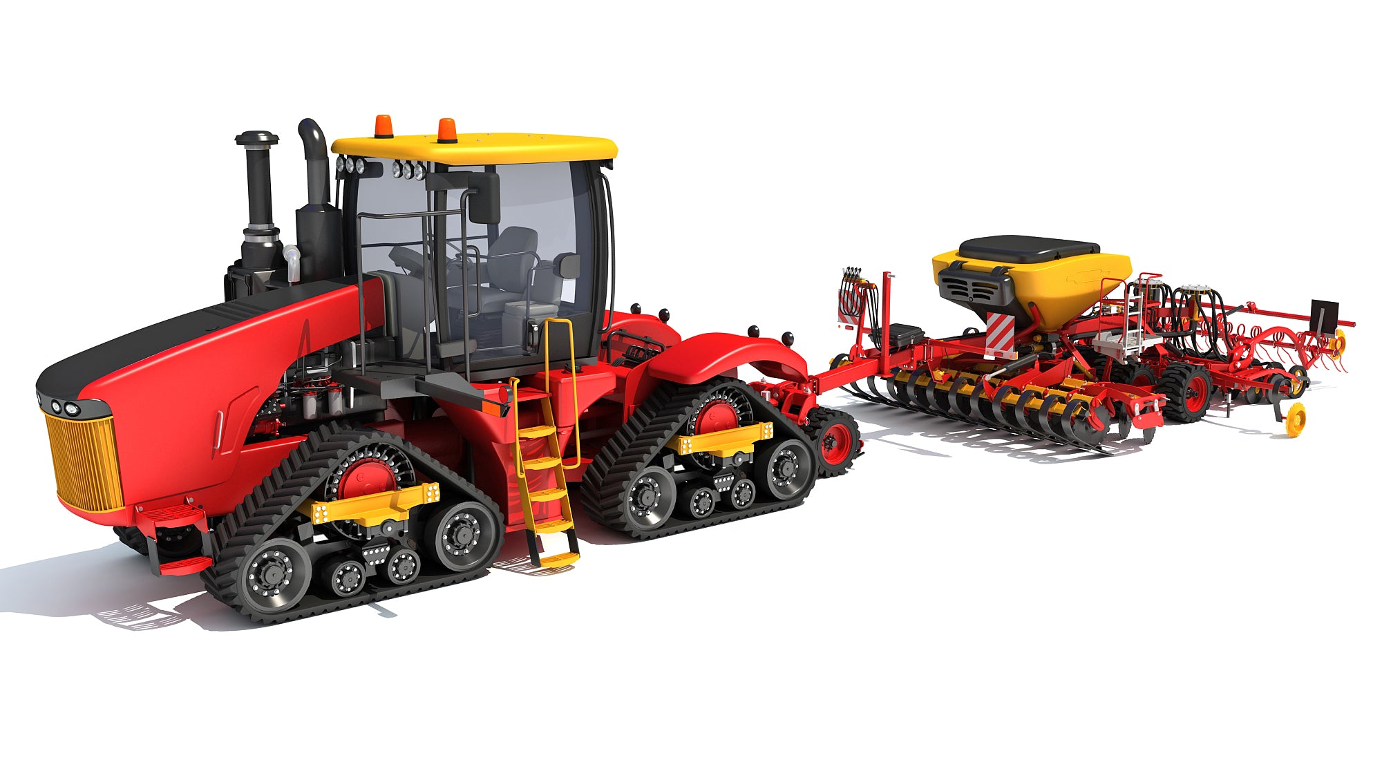 Versatile Tractor with Seed Drill