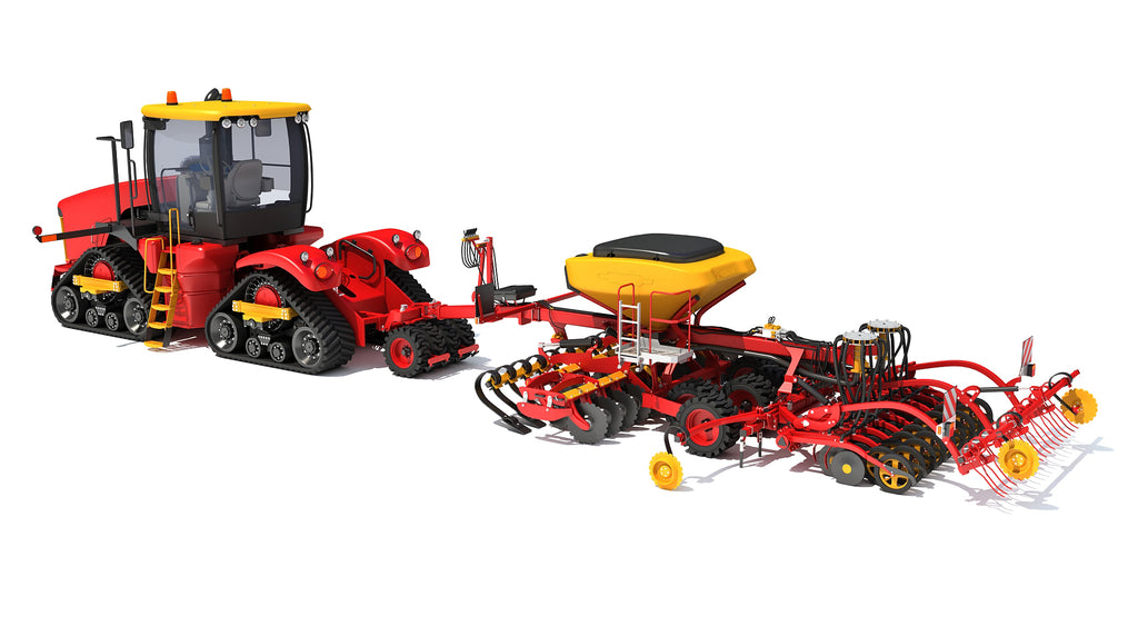 Versatile Tractor with Seed Drill