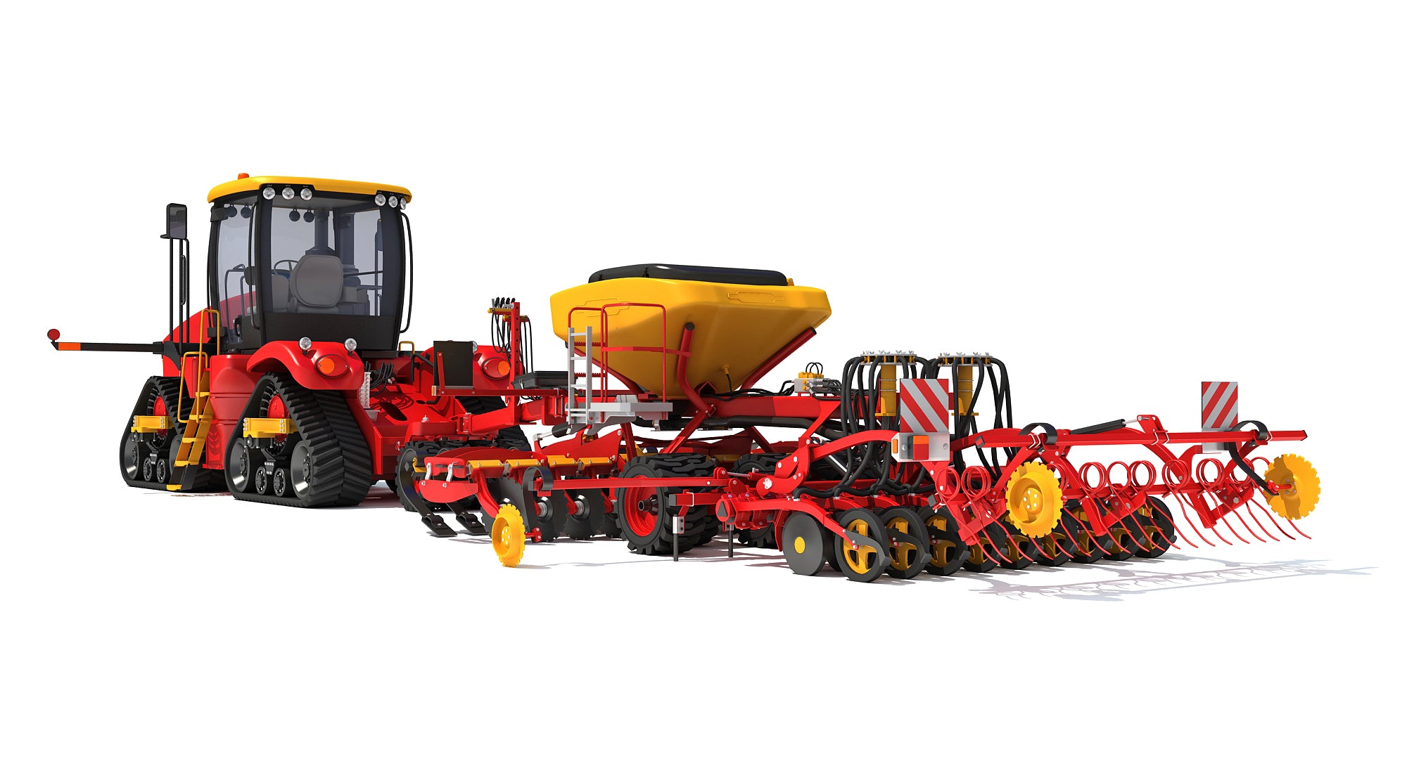 Versatile Tractor with Seed Drill
