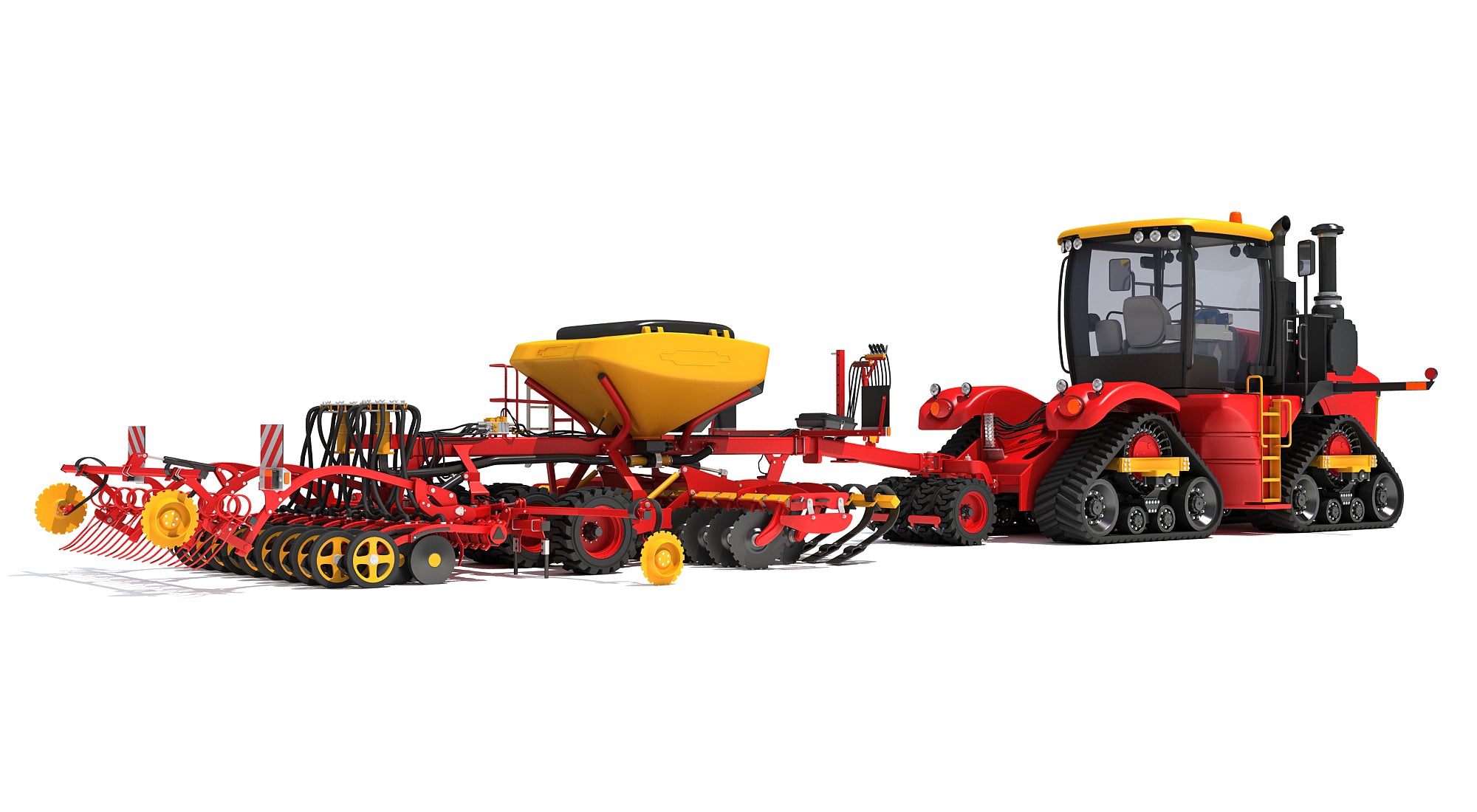Versatile Tractor with Seed Drill