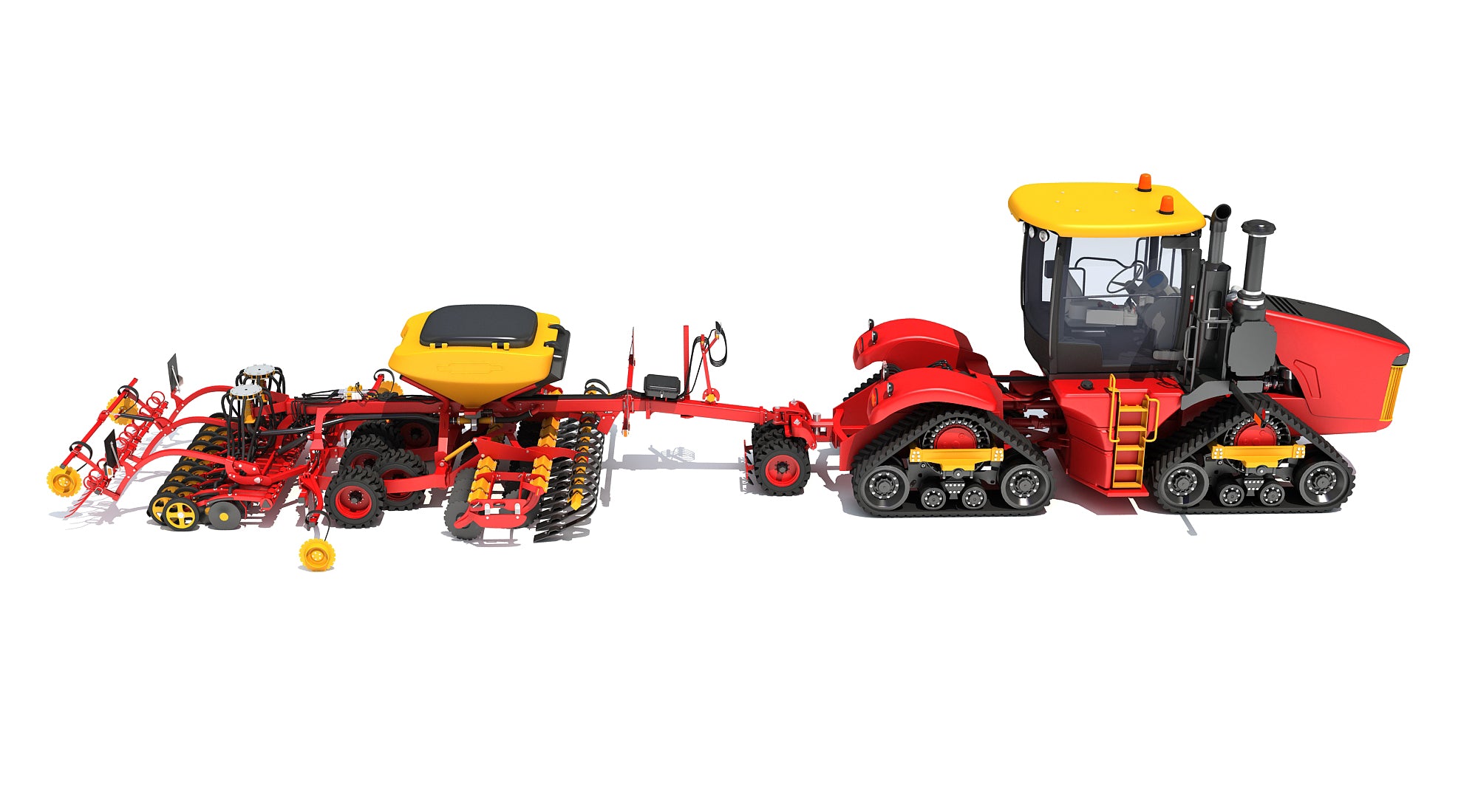 Versatile Tractor with Seed Drill