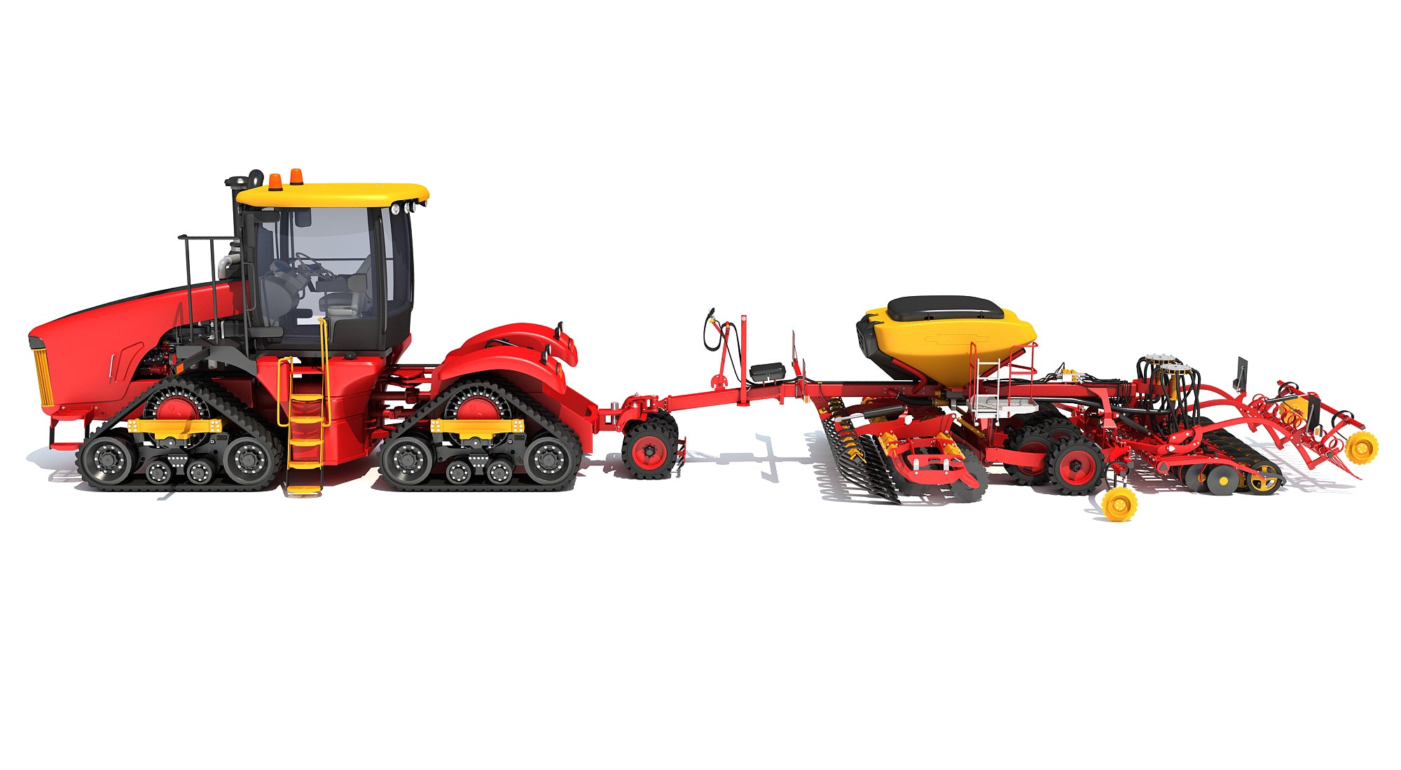 Versatile Tractor with Seed Drill
