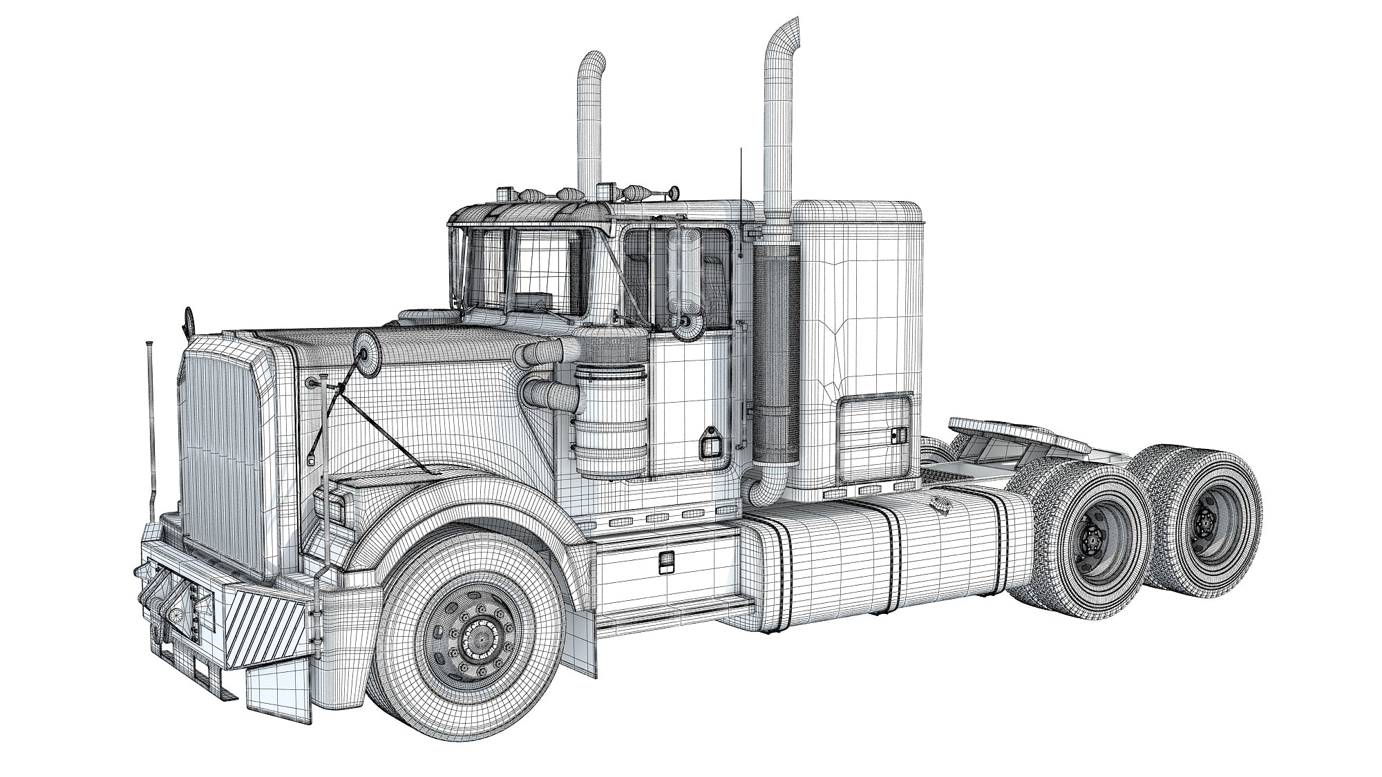 3D Semi Truck