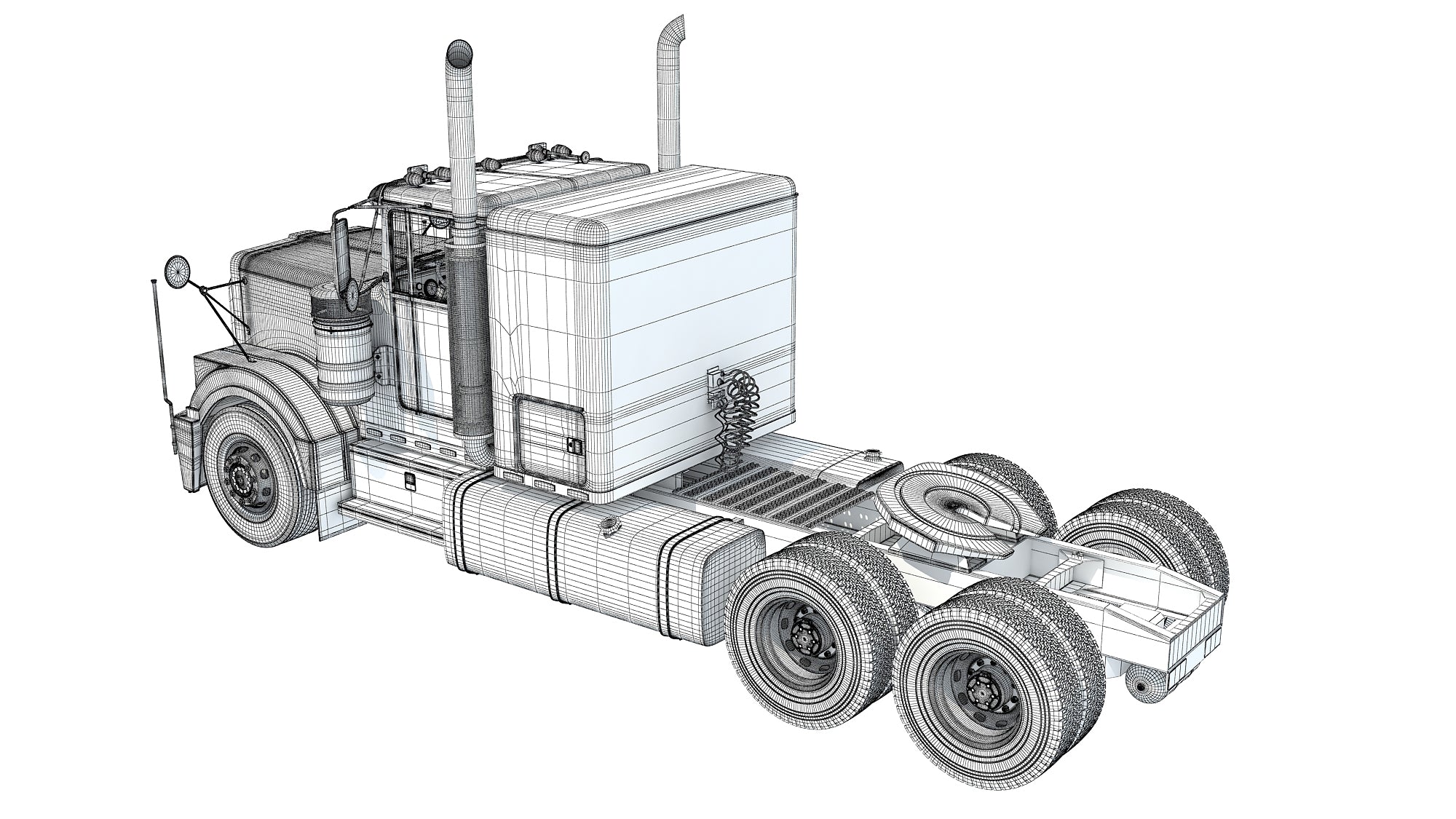 3D Semi Truck