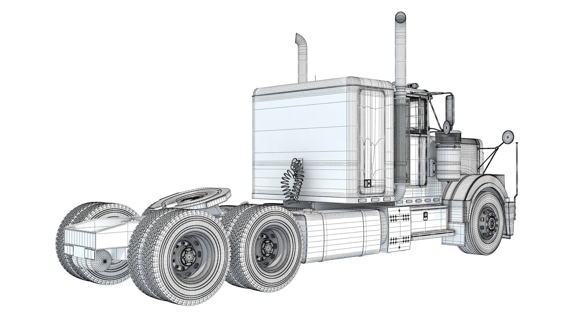 3D Semi Truck