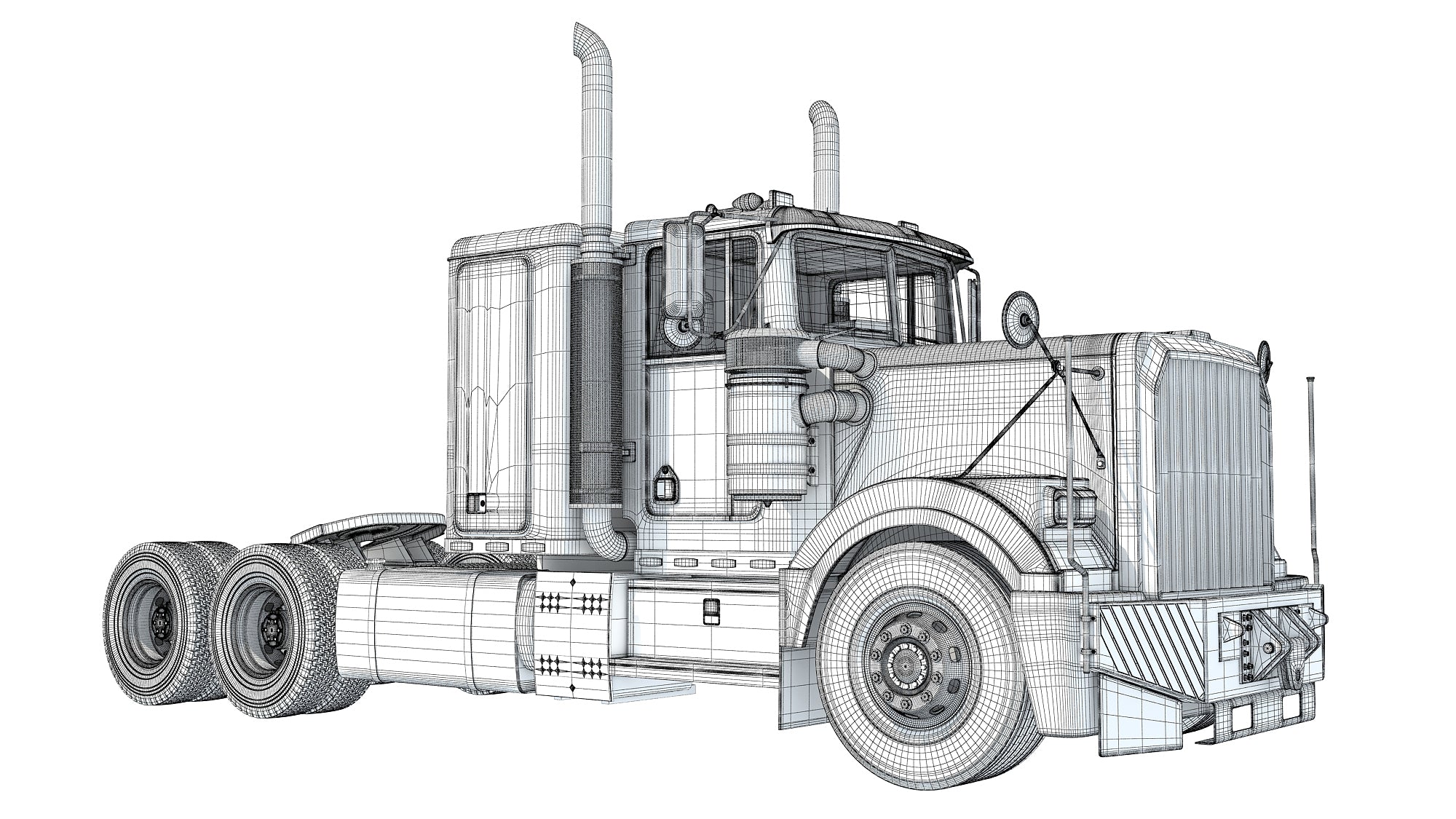 3D Semi Truck