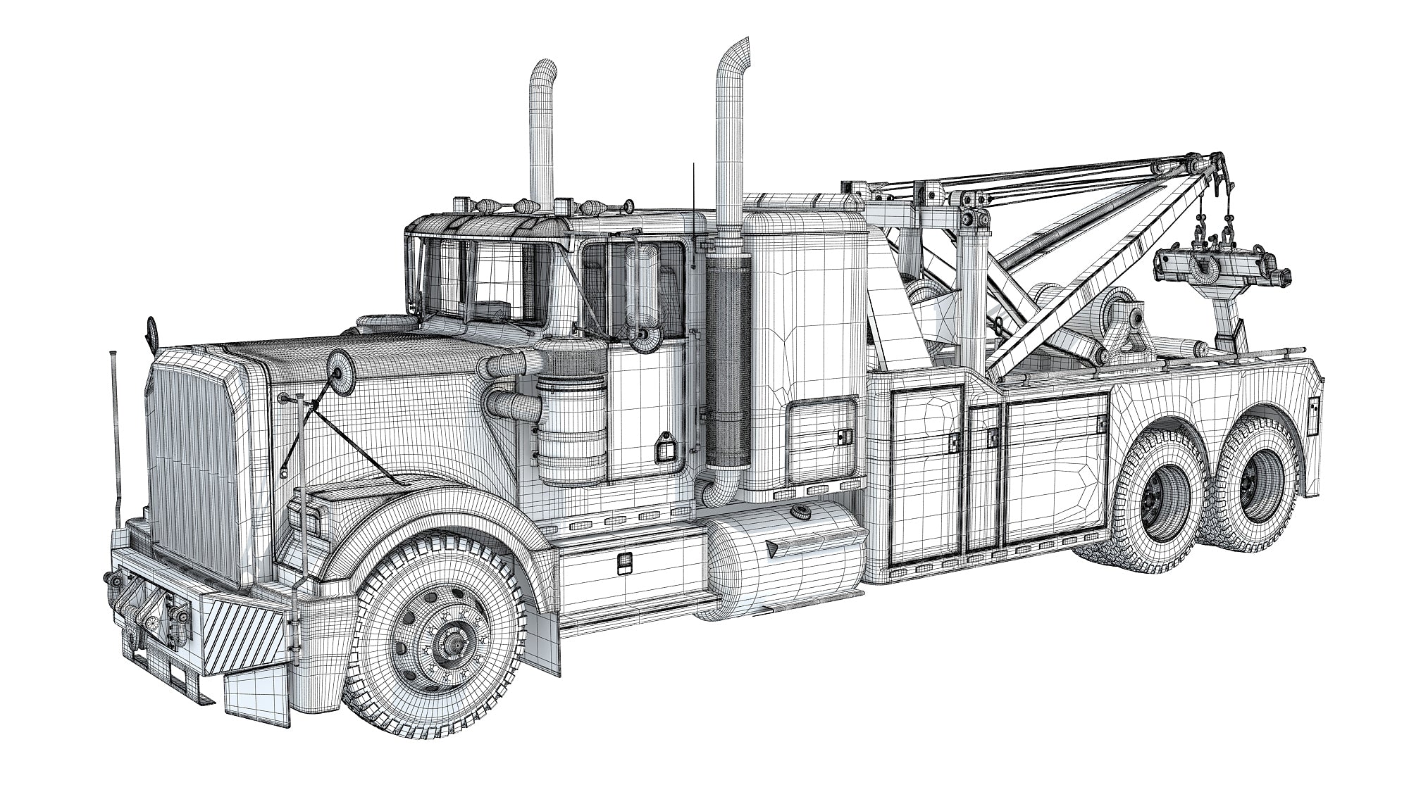 Recovery Service Tow Truck