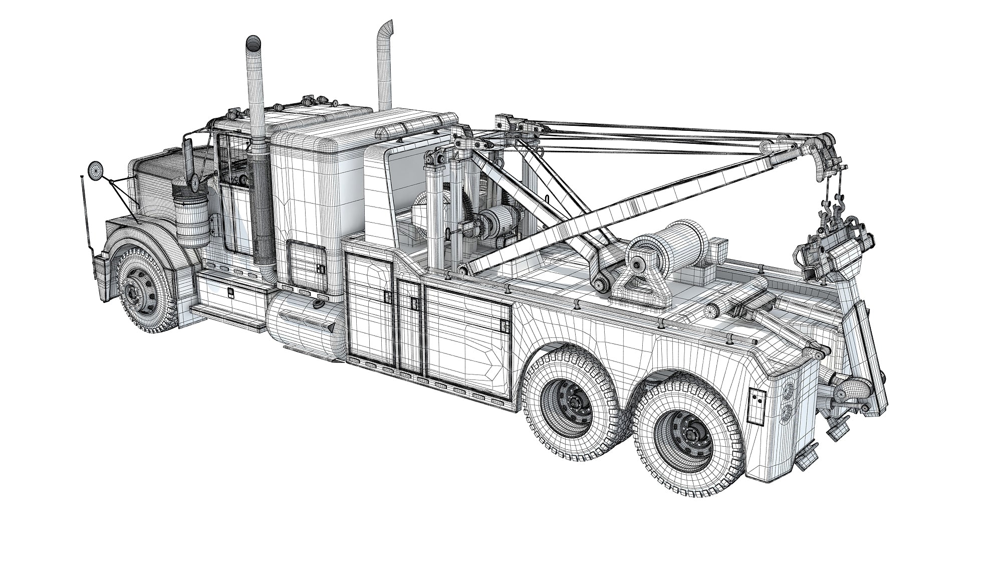Recovery Service Tow Truck