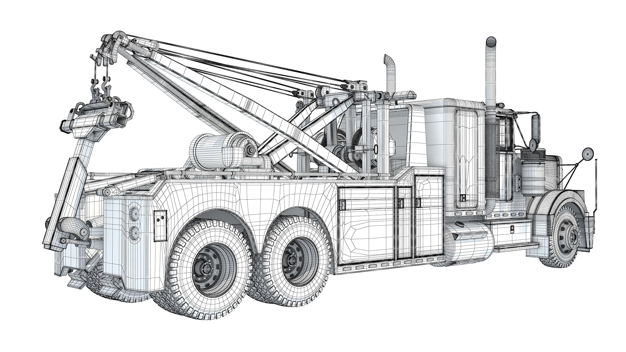 Recovery Service Tow Truck