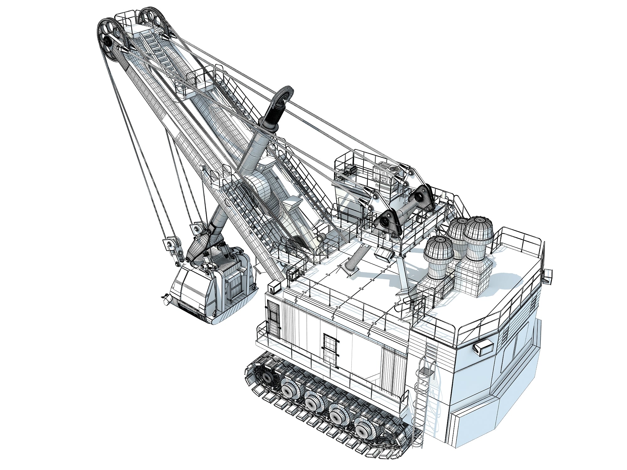 Heavy Rope Shovel