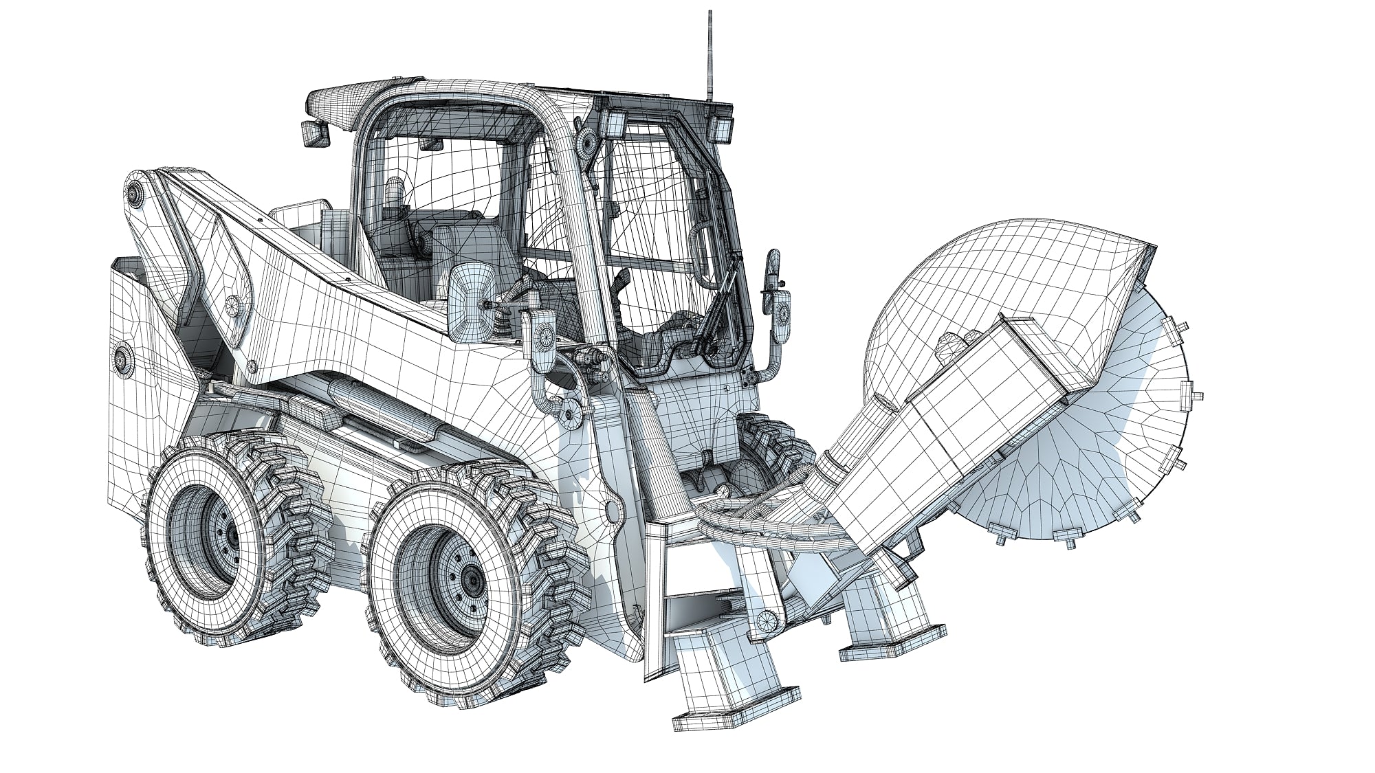 Skid Steer Stump Grinder Cutter
