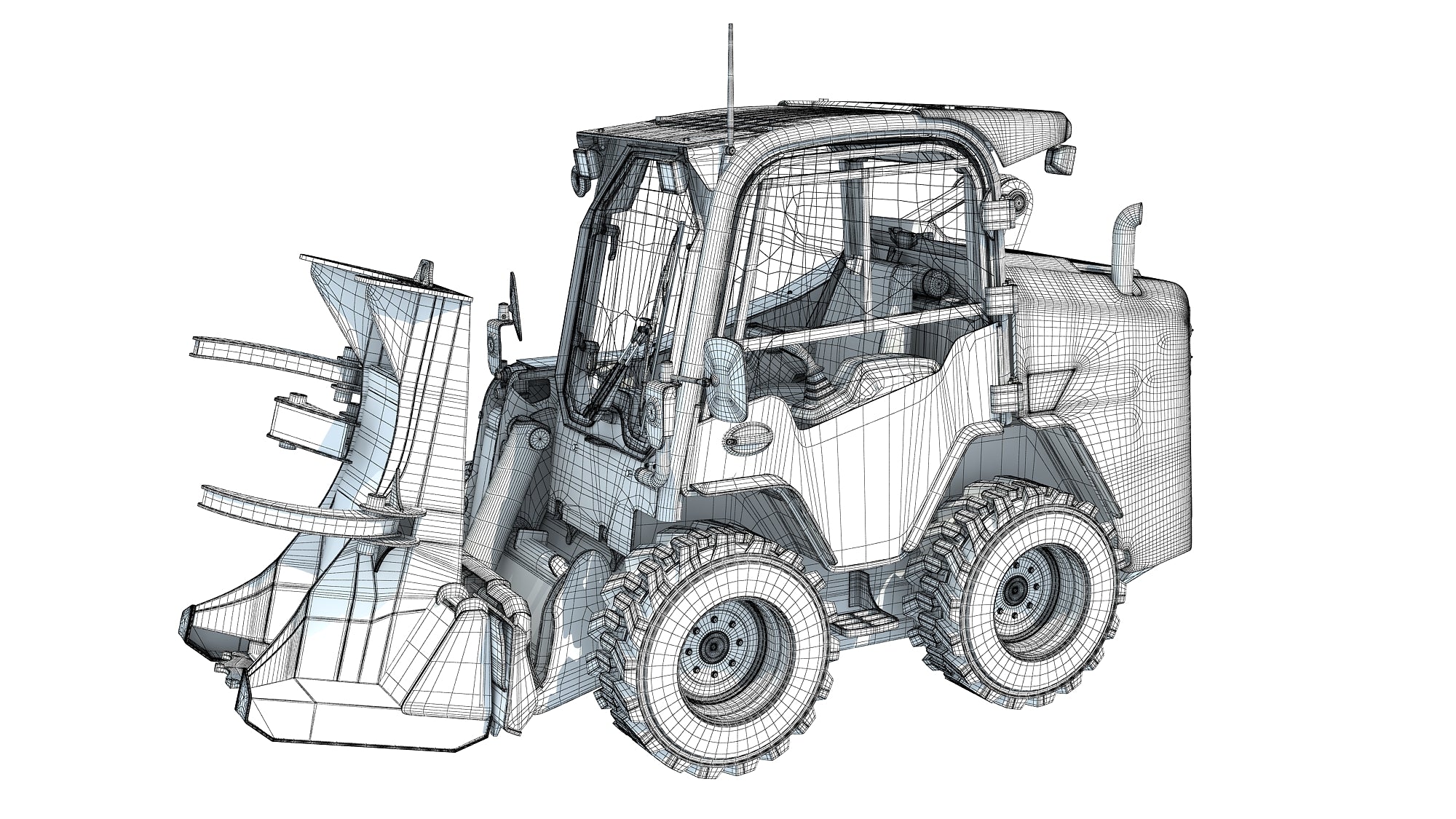 Skid Steer Loader Tree Cutter