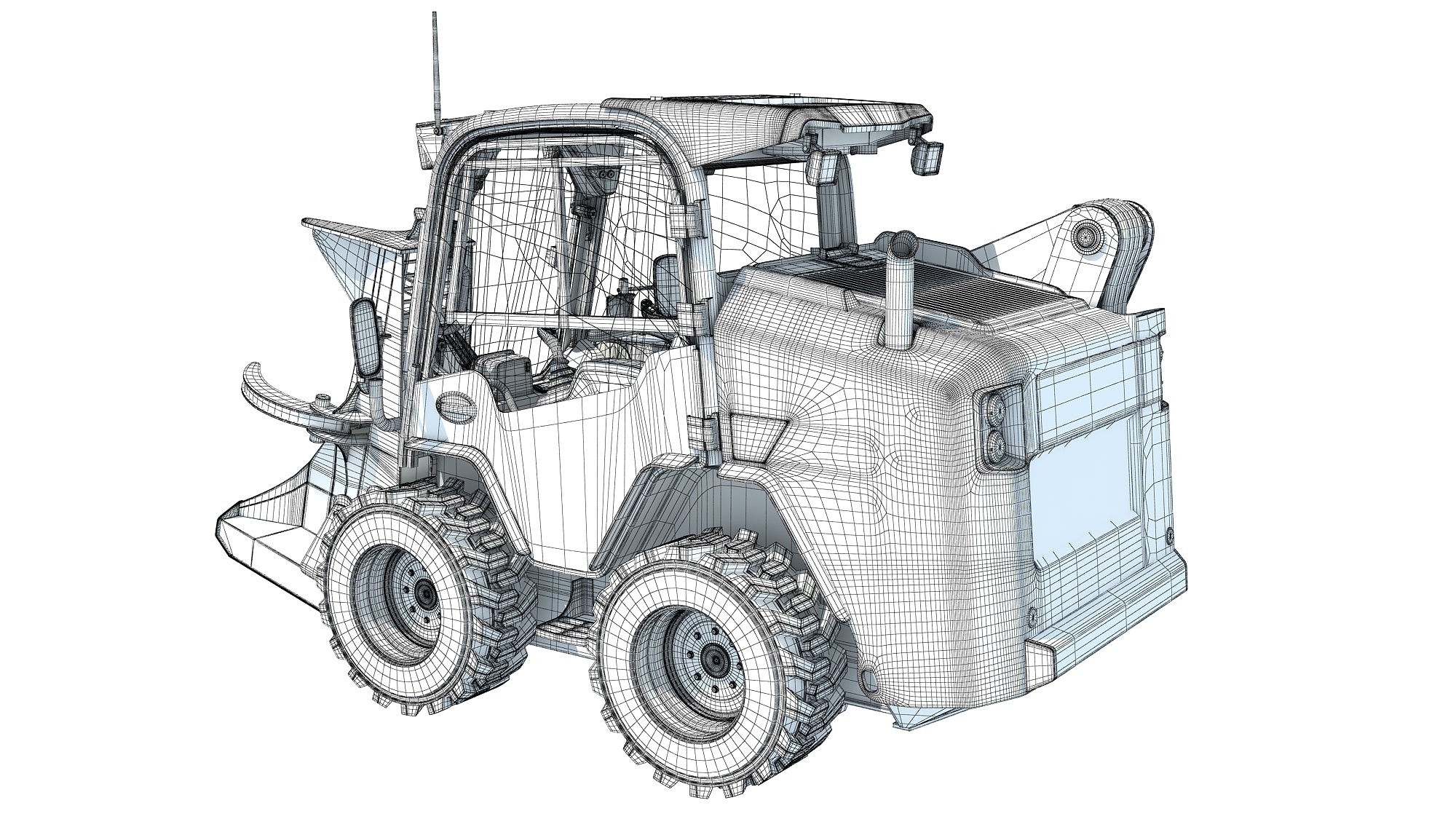 Skid Steer Loader Tree Cutter