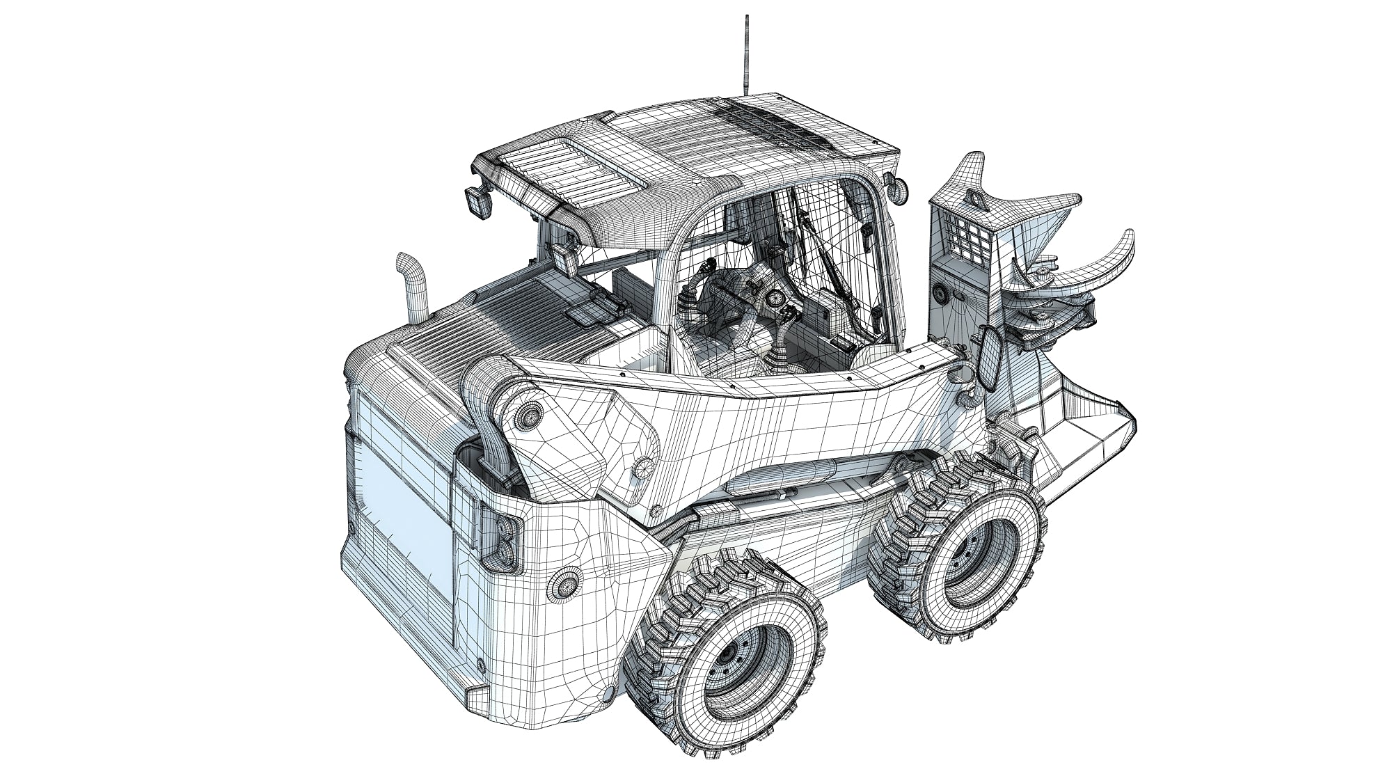Skid Steer Loader Tree Cutter