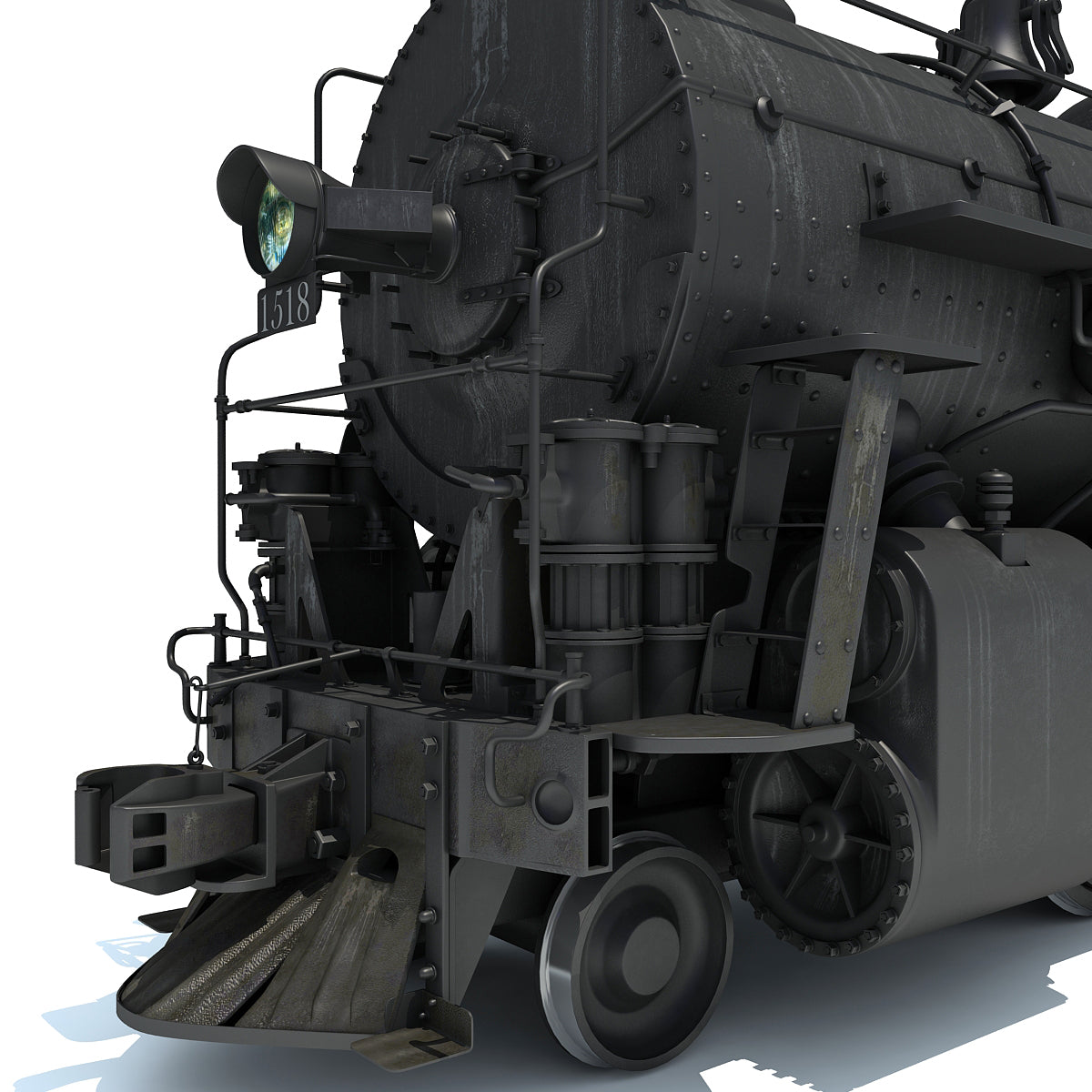 Steam Locomotive 3D Models
