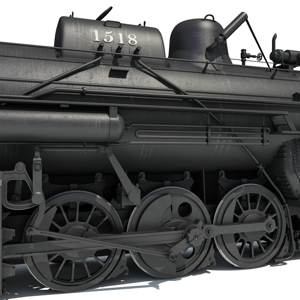 Steam Locomotive 3D Models