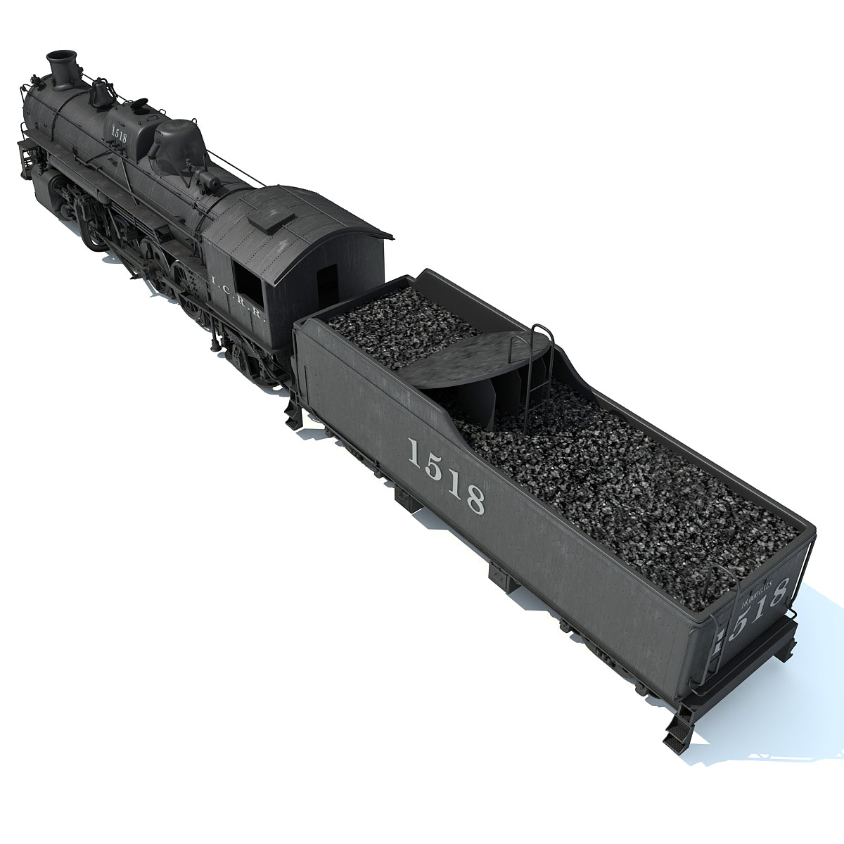 Steam Locomotive 3D Models