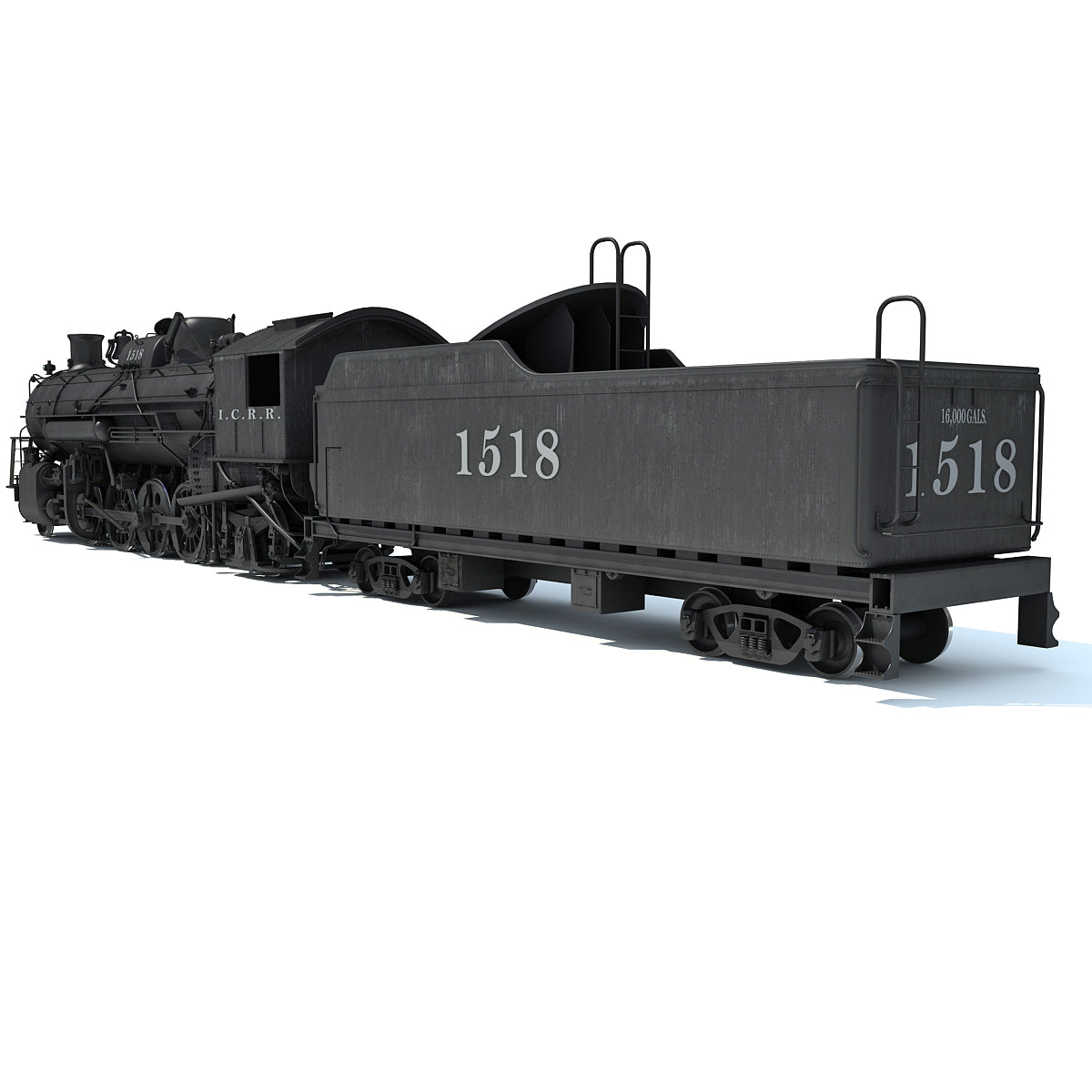 Steam Locomotive 3D Models