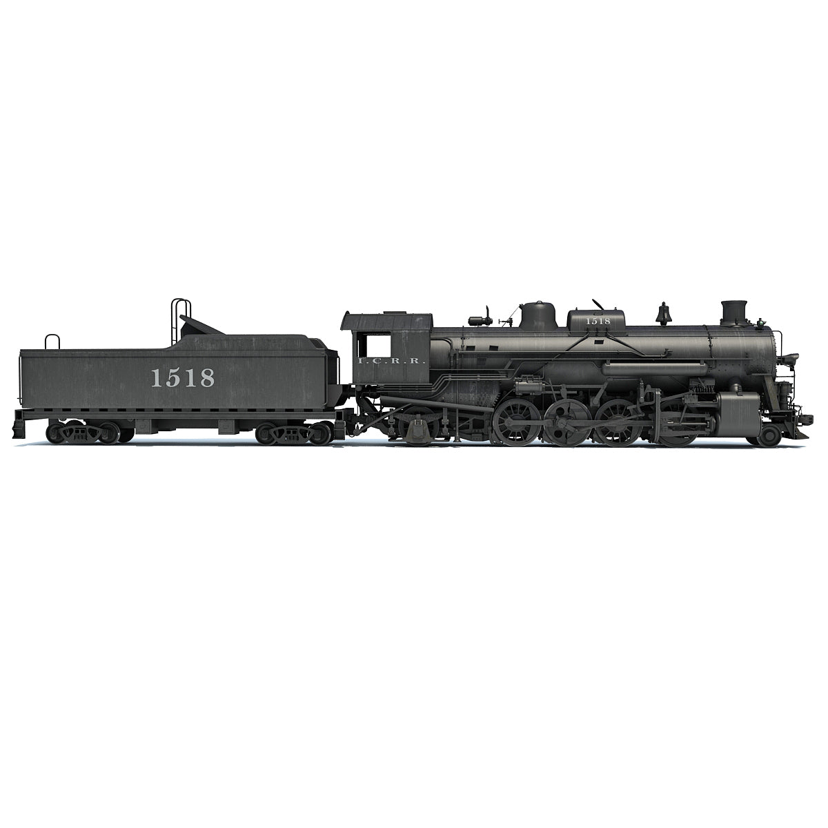 Steam Locomotive 3D Models