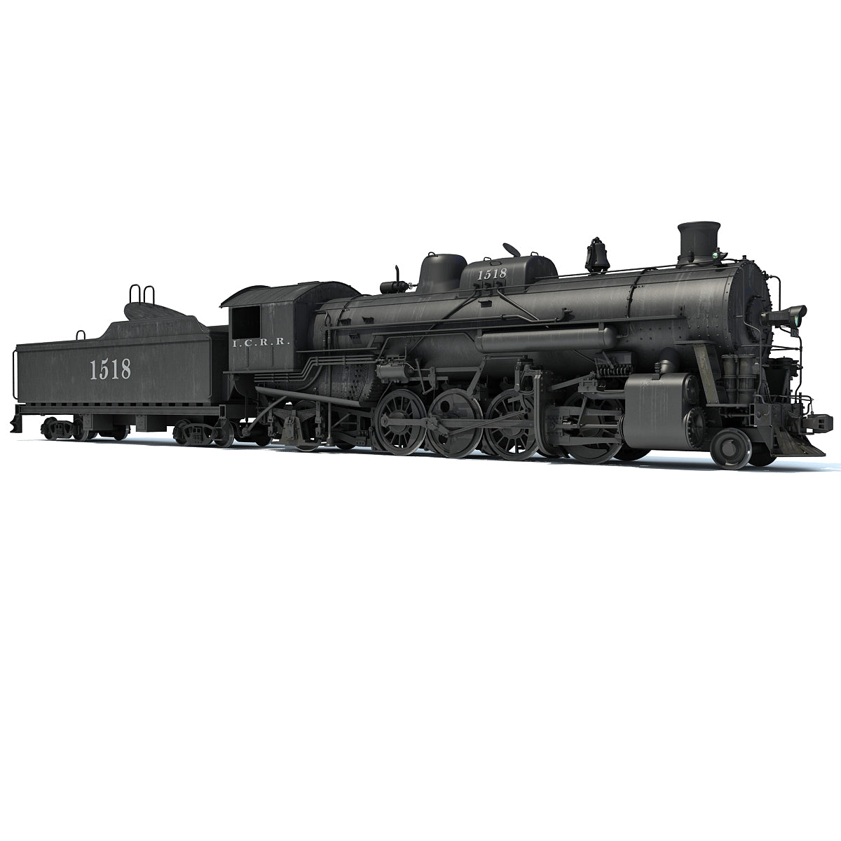 Steam Locomotive 3D Models