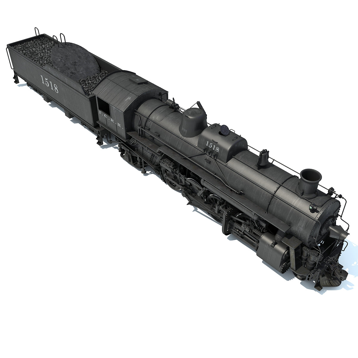Steam Locomotive 3D Models