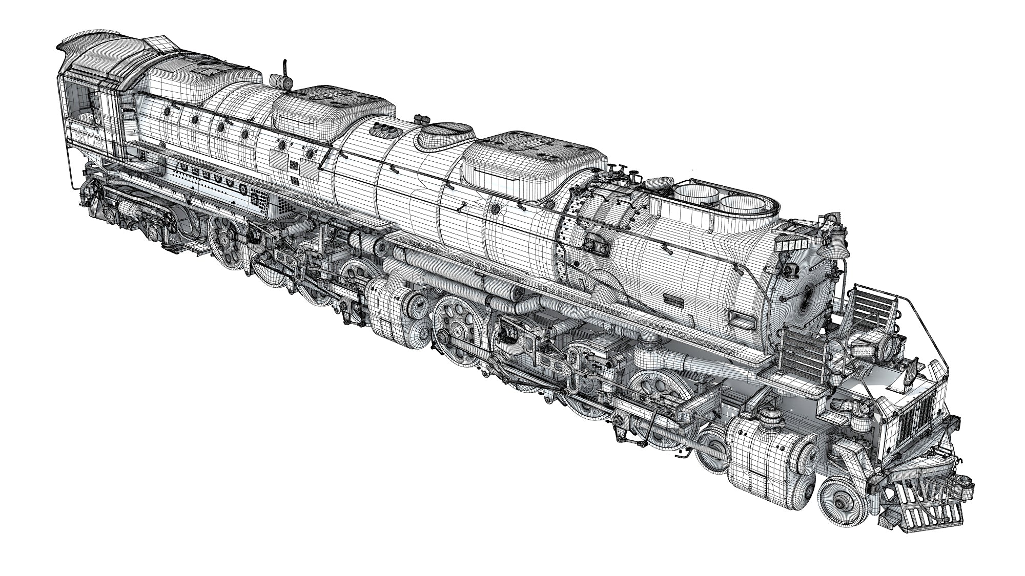 Steam Locomotive Big Boy Train