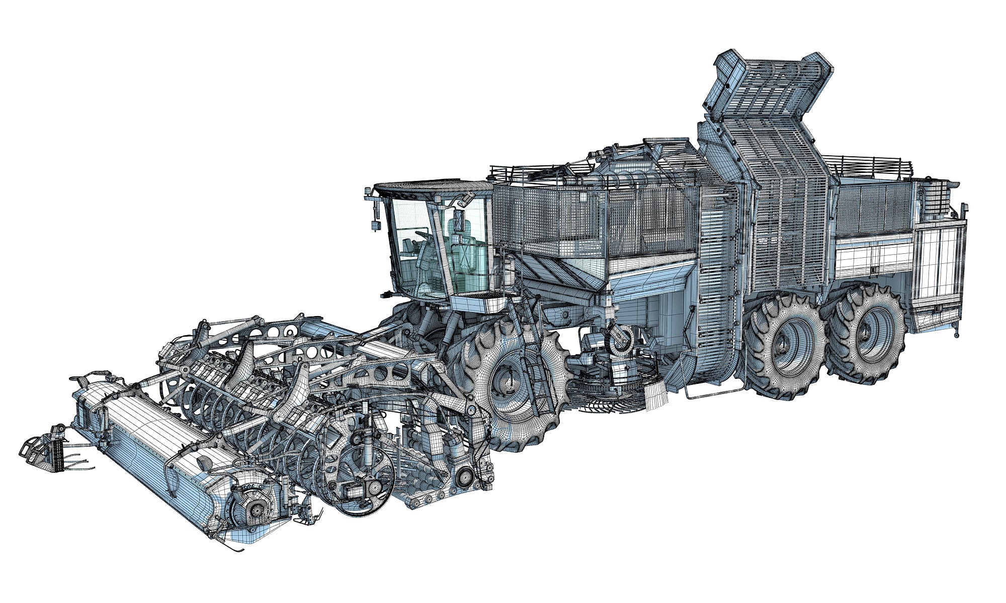 3D Models Sugar Beet Harvester