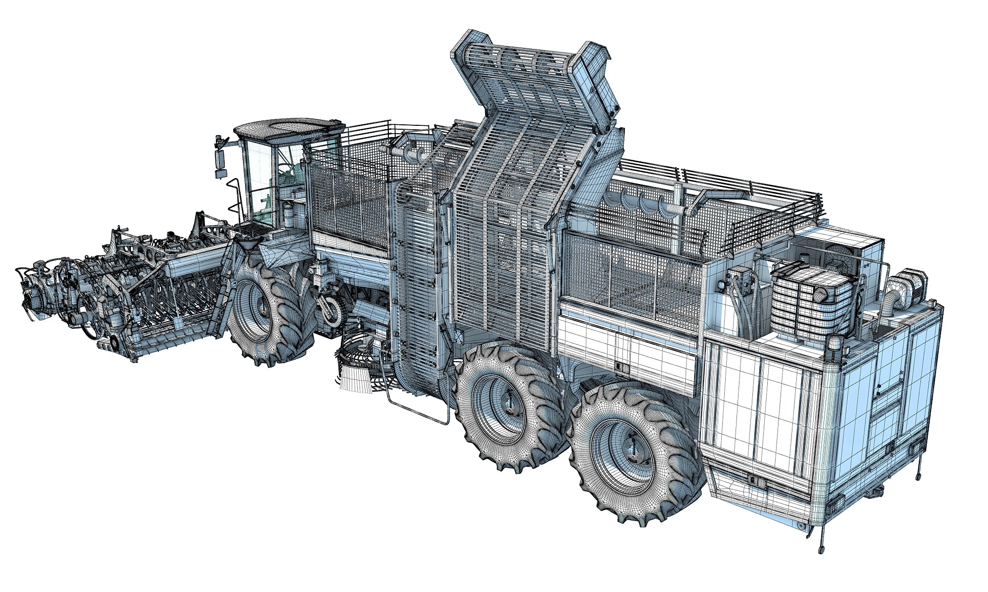 3D Models Sugar Beet Harvester