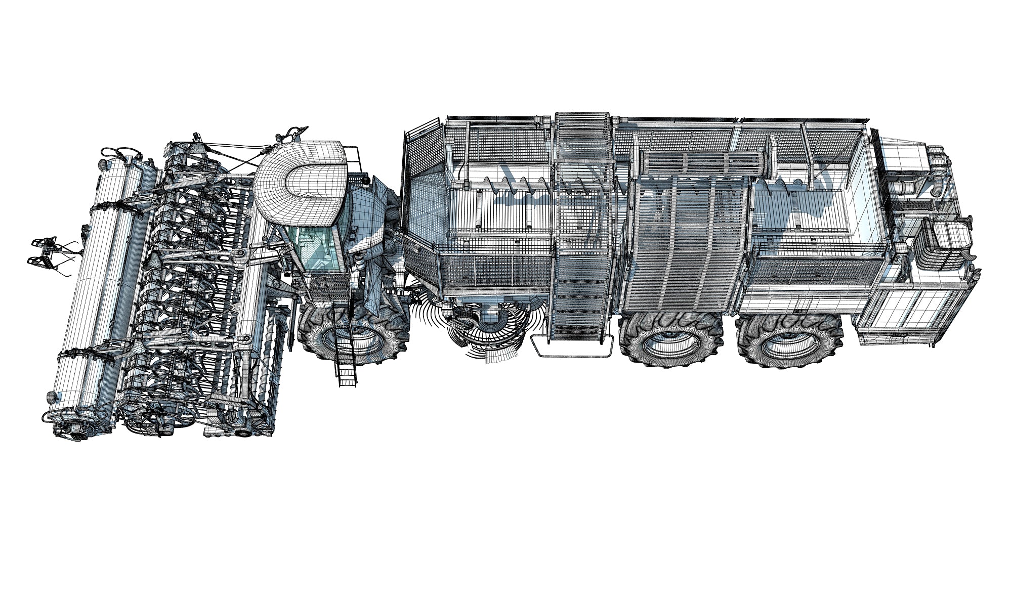 3D Models Sugar Beet Harvester