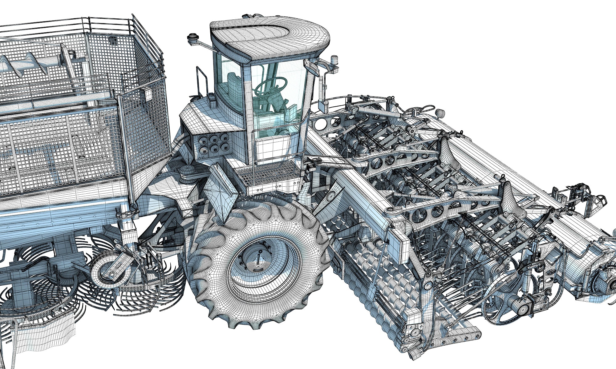 3D Models Sugar Beet Harvester