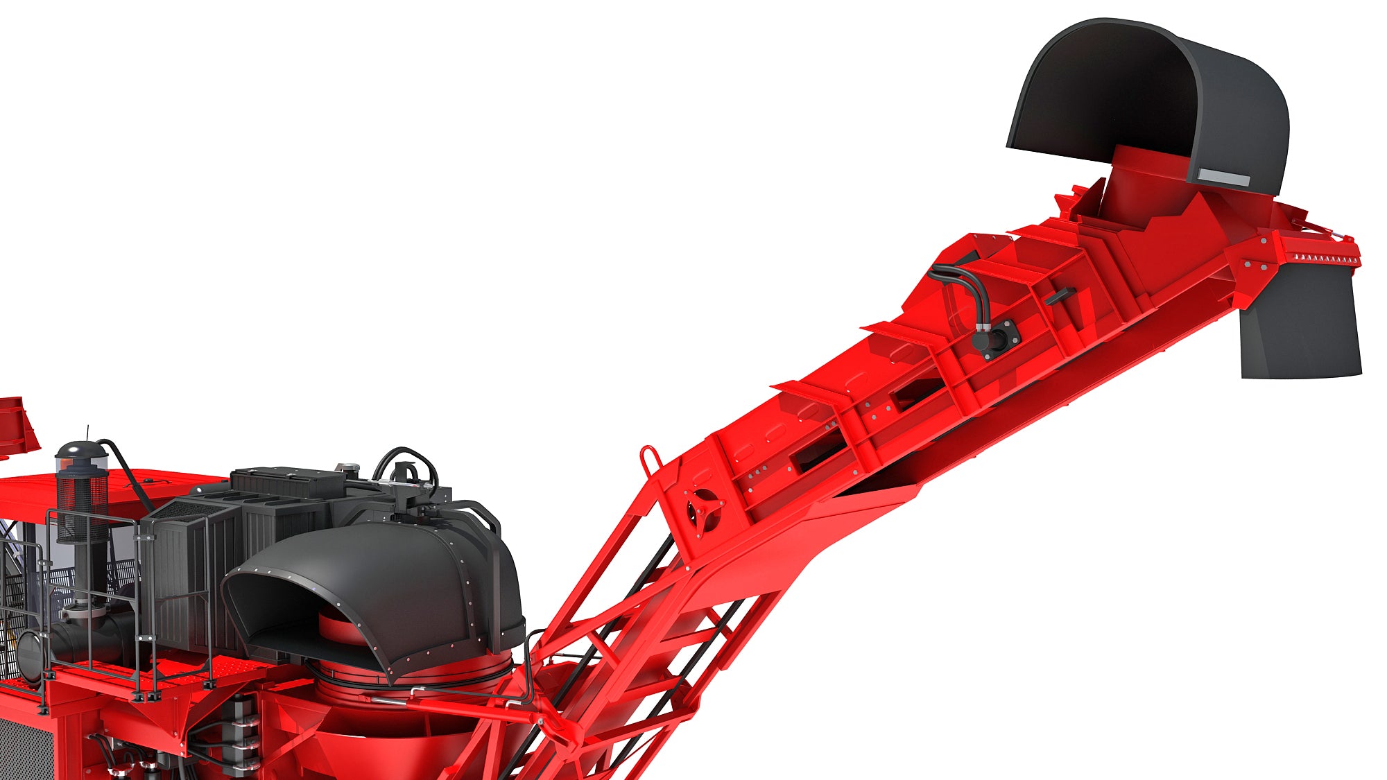Sugar Cane Harvester 3D Model