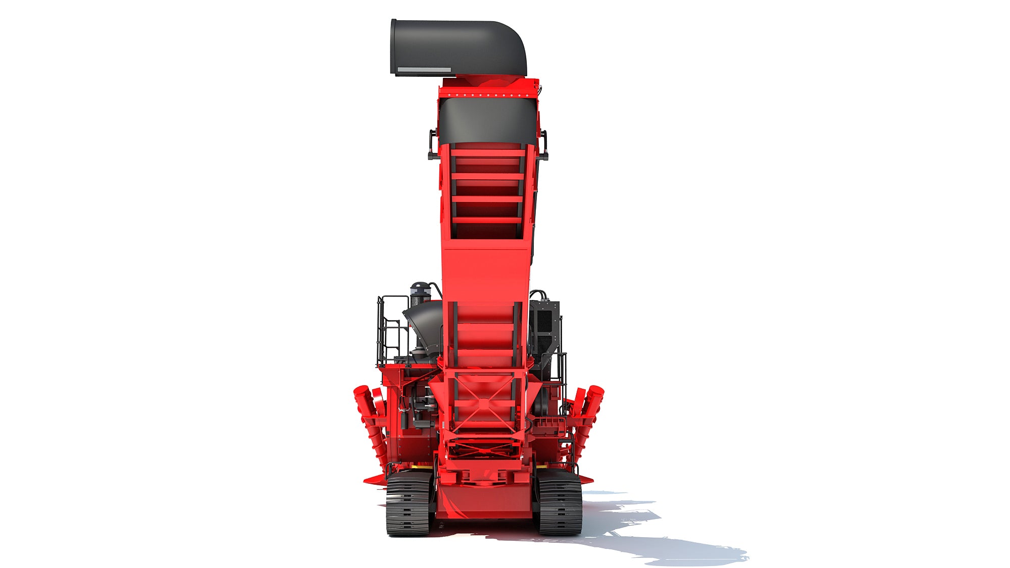 Sugar Cane Harvester 3D Model