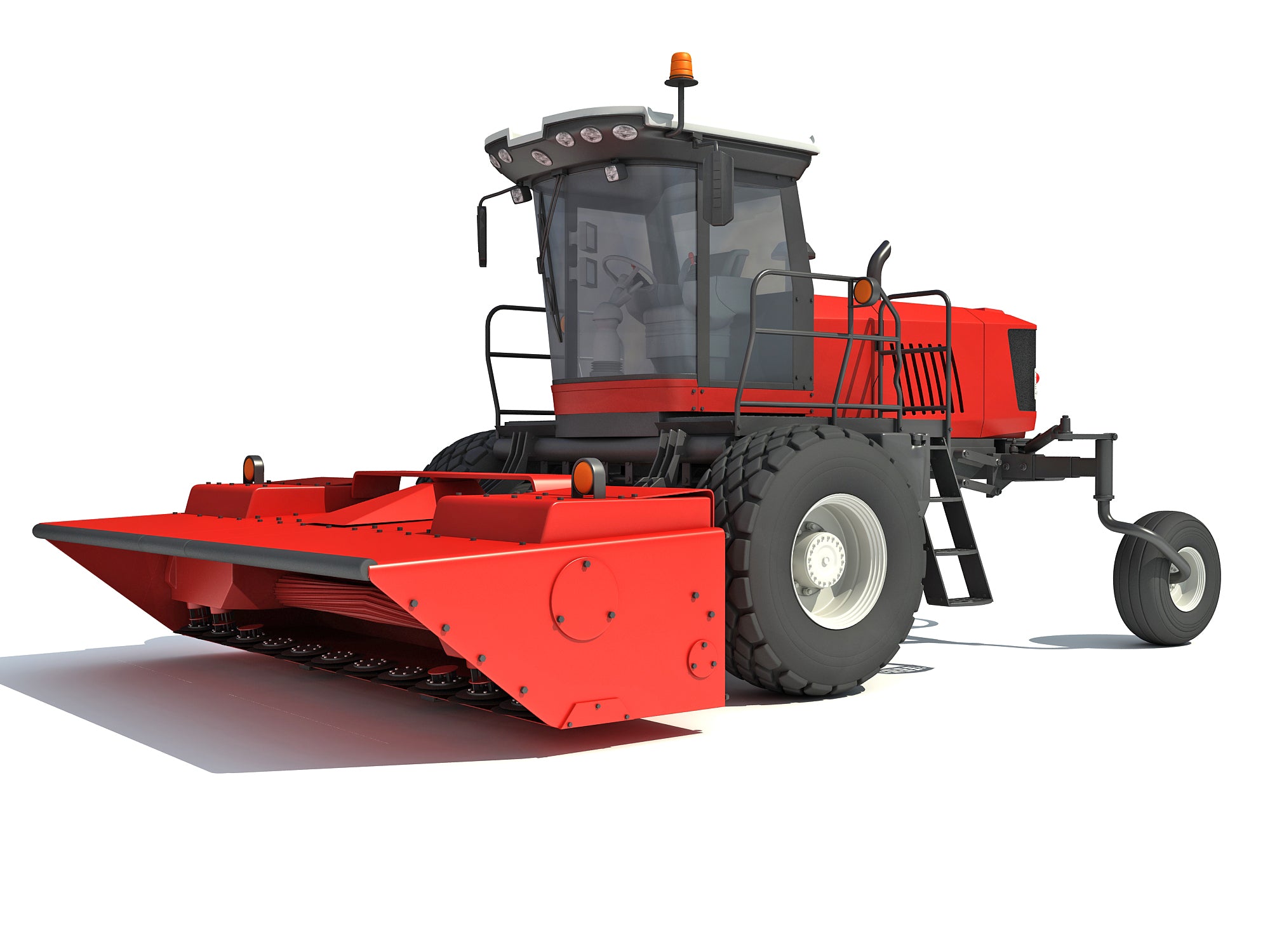 Swather Windrower 3D Model