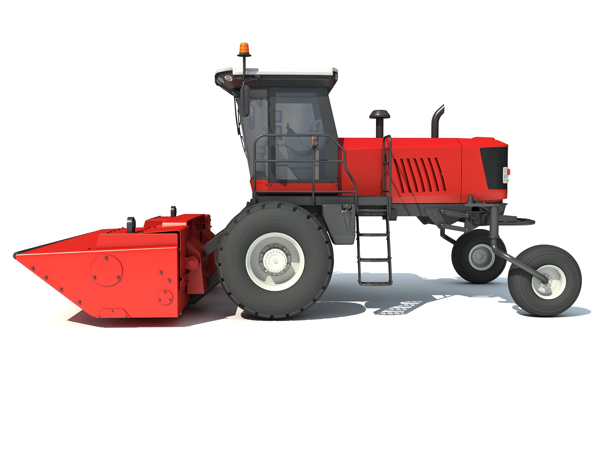 Swather Windrower 3D Model