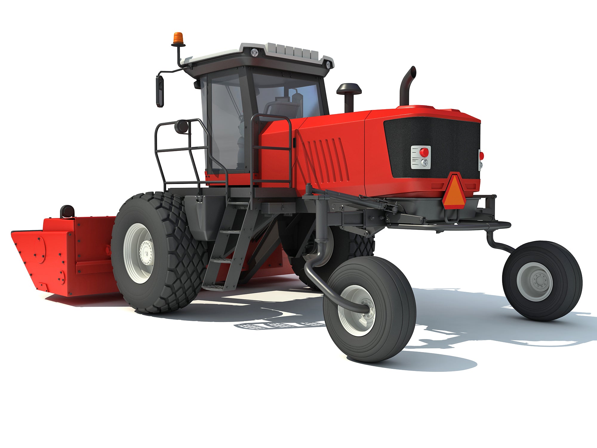 Swather Windrower 3D Model