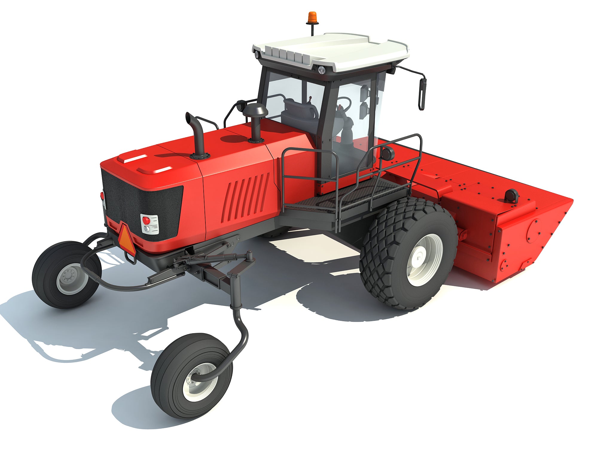 Swather Windrower 3D Model