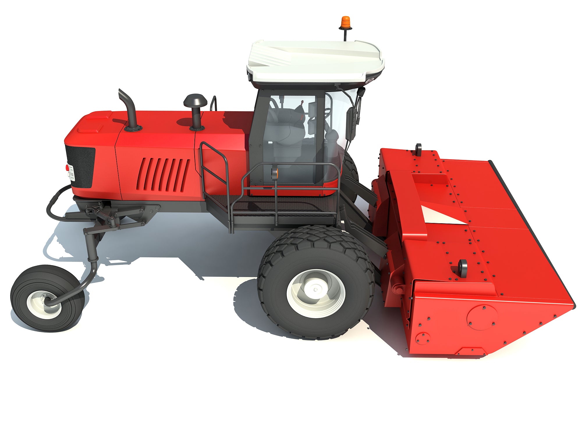 Swather Windrower 3D Model