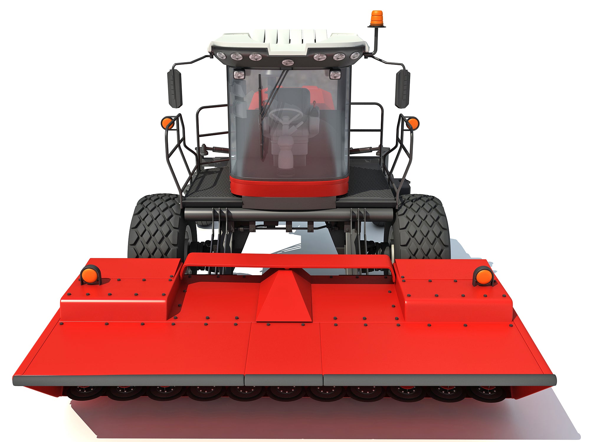 Swather Windrower 3D Model