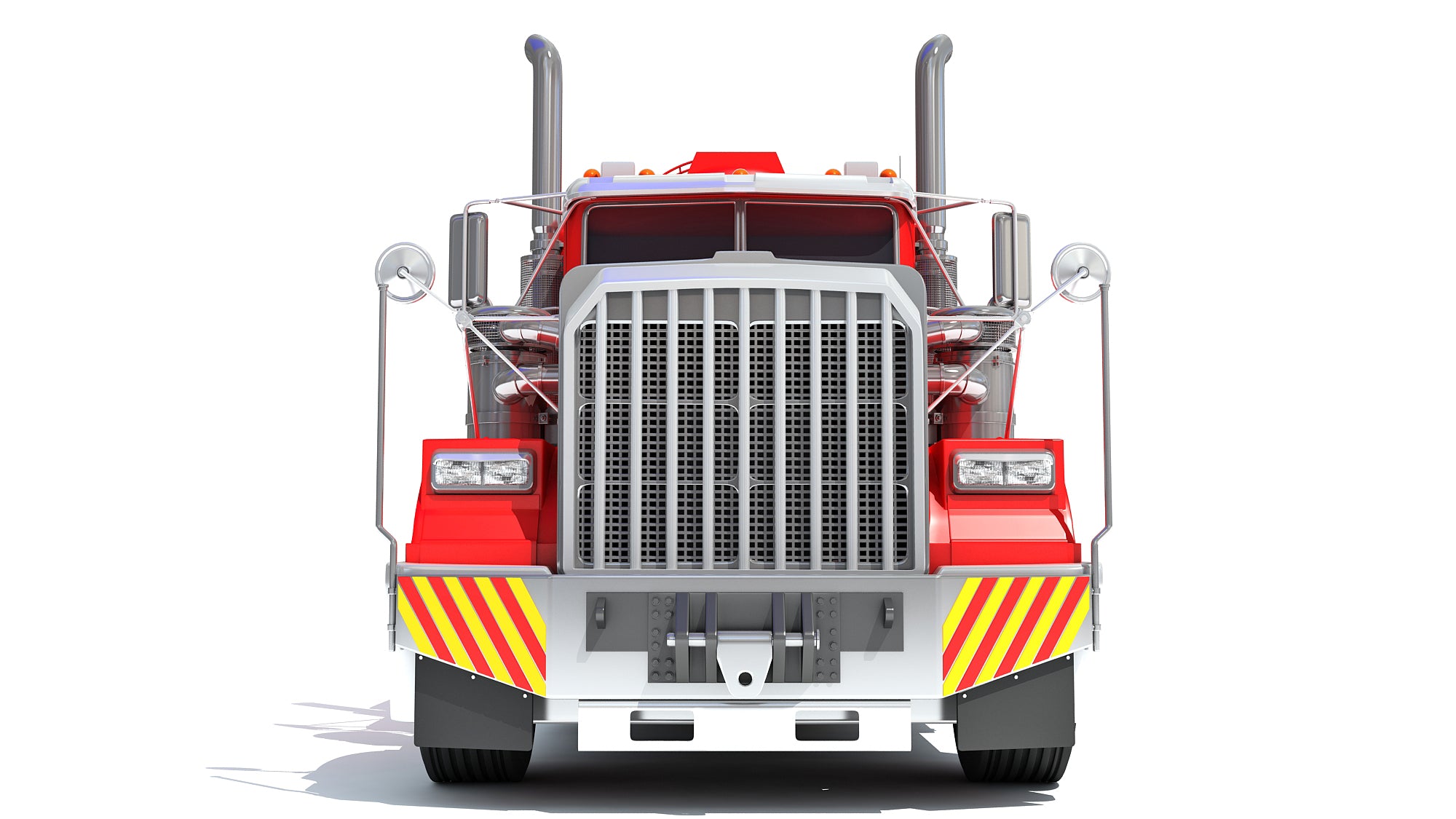 3D Truck with Tank Trailer