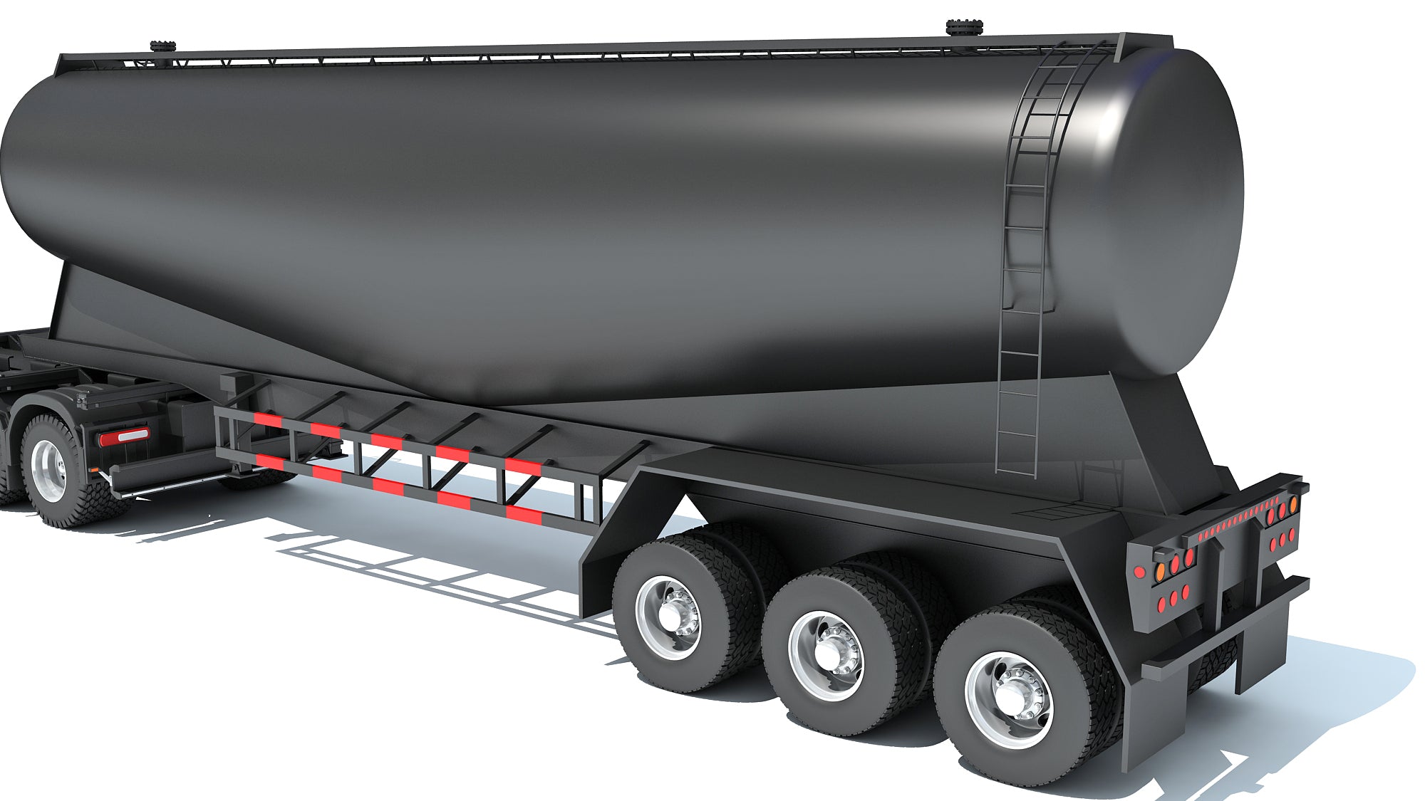 Truck with Tank Trailer