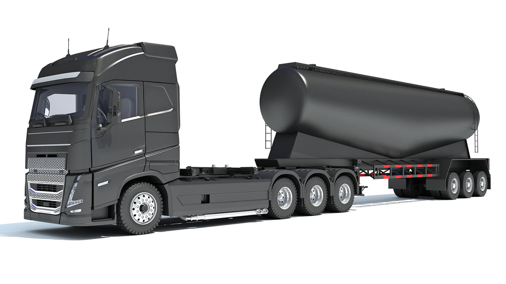 Truck with Tank Trailer