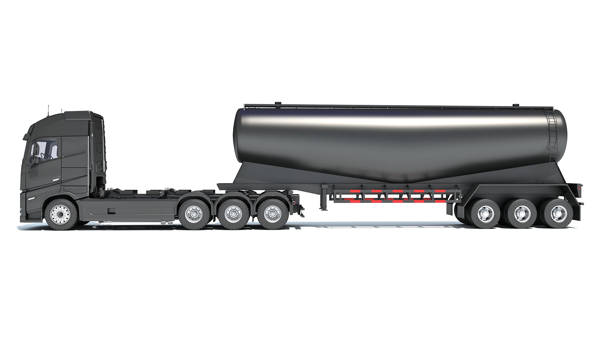 Truck with Tank Trailer